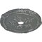 Ekena Millwork Attica with Rose Ceiling Medallion (Canopies up to 4 1/2"), 26"OD x 3 3/4"ID x 1 1/2"P, Platinum CM26ATPLS - alternate 3